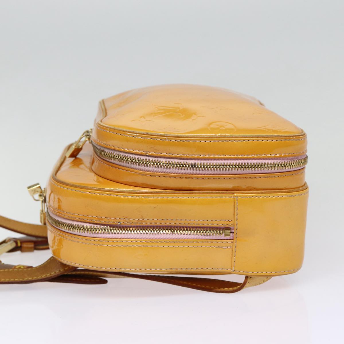 LOUIS VUITTON Monogram Vernis Marley Backpack Marshmallow Pink Auth