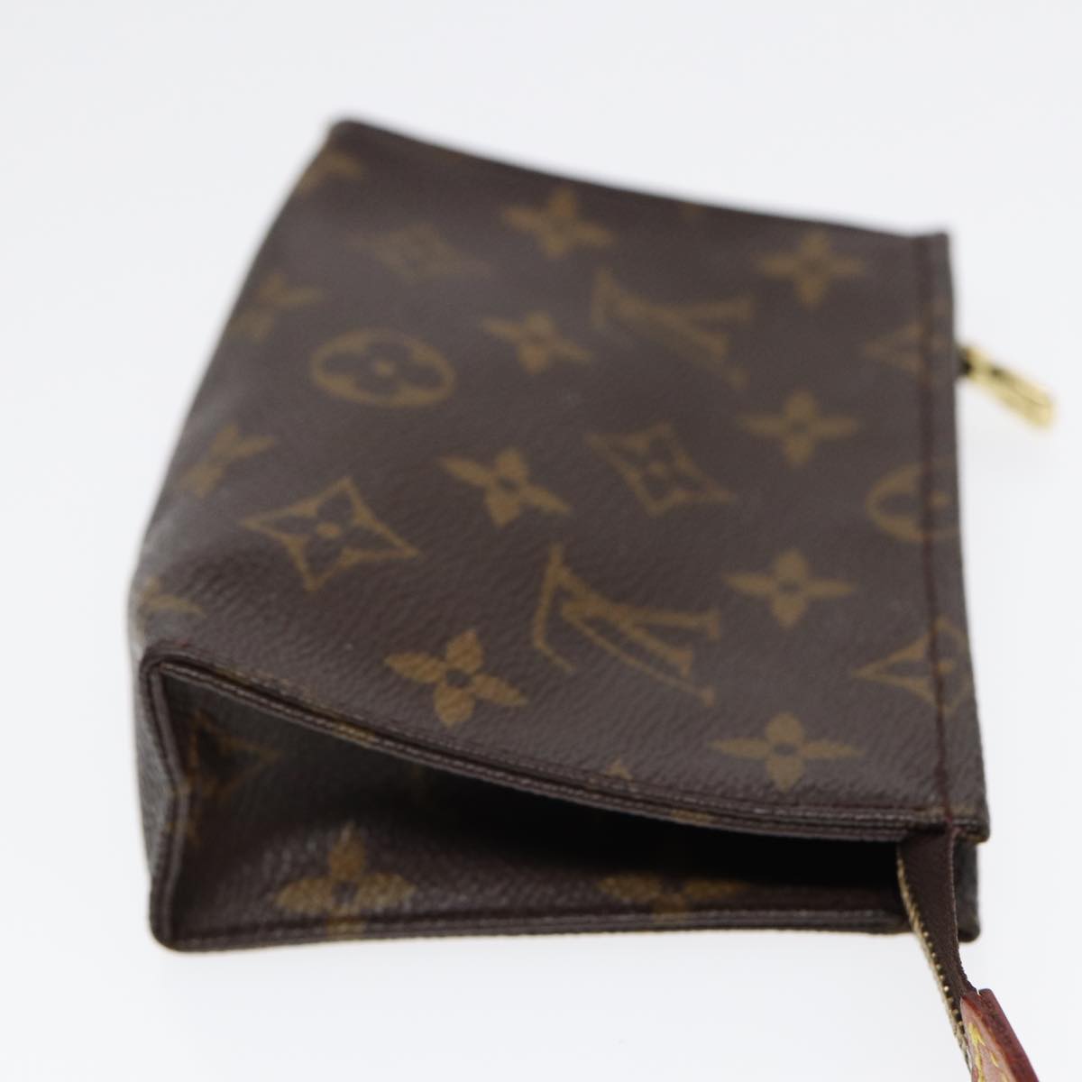 LOUIS VUITTON Monogram Poche Toilette 15 Pouch LV Auth