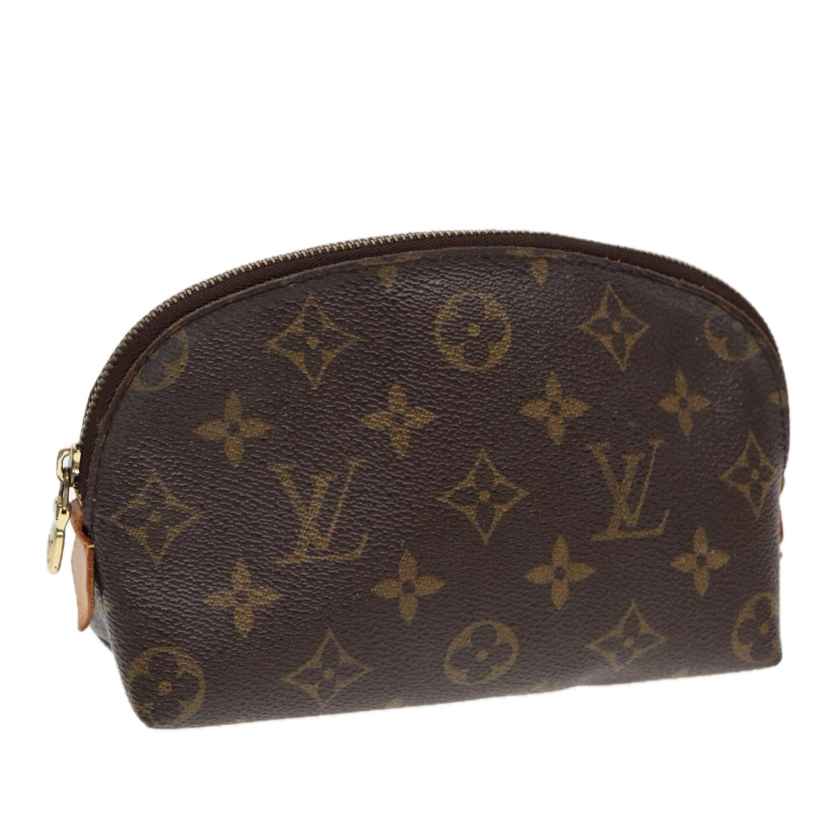 LOUIS VUITTON Monogram Pochette Cosmetic PM Cosmetic Pouch LV Auth