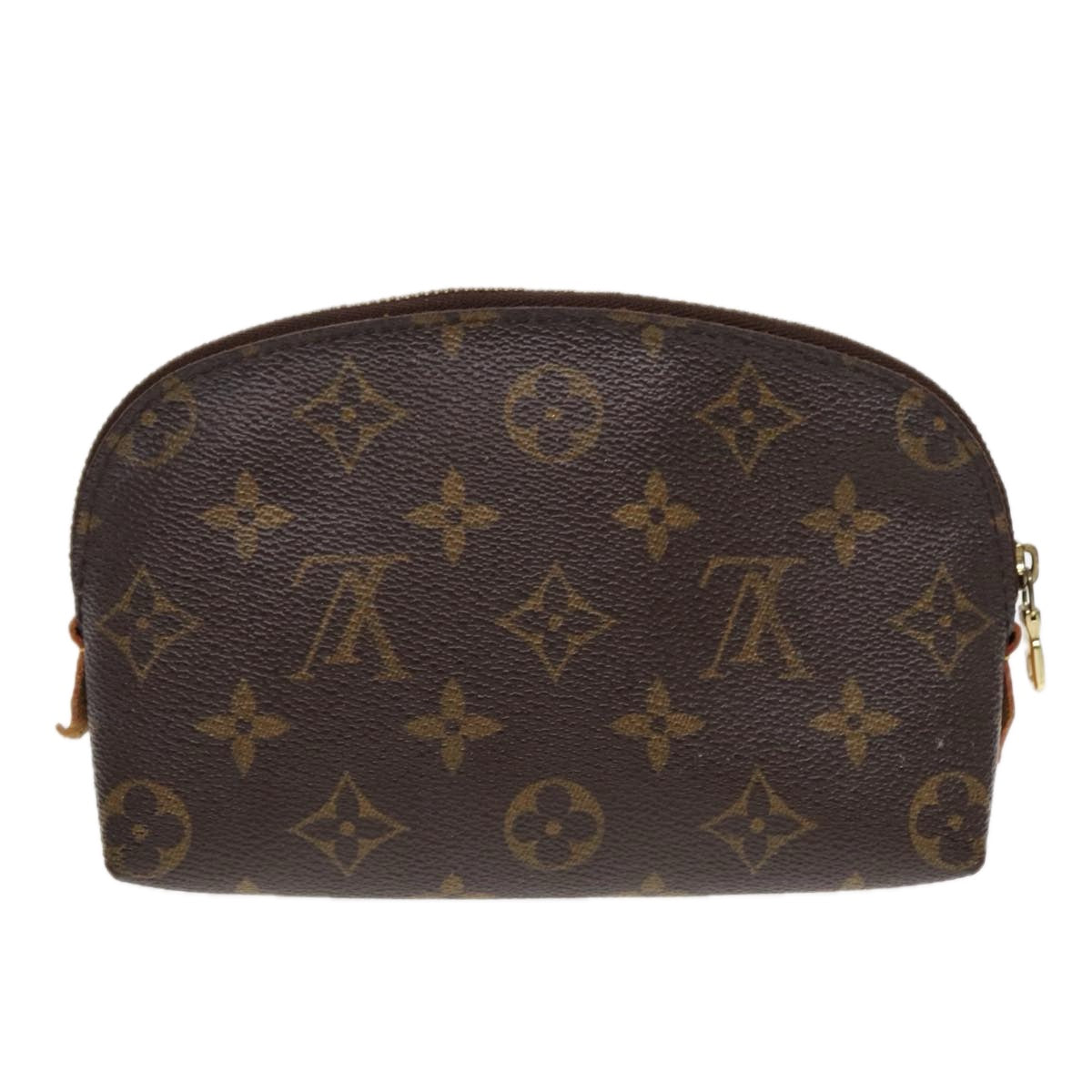 LOUIS VUITTON Monogram Pochette Cosmetic PM Cosmetic Pouch LV Auth