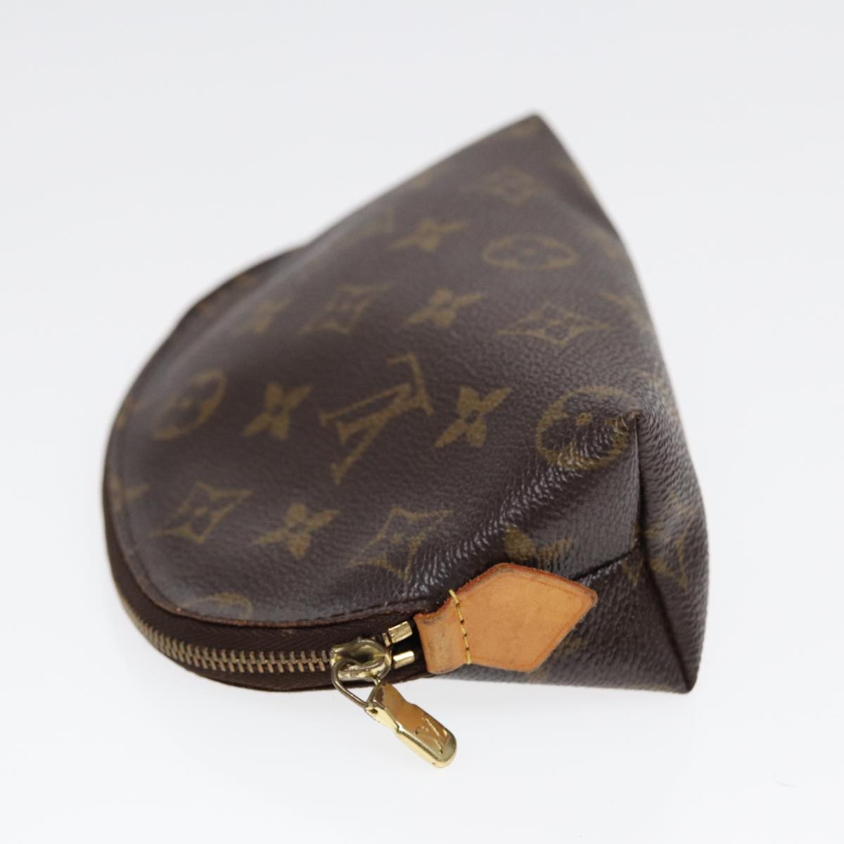 LOUIS VUITTON Monogram Pochette Cosmetic PM Cosmetic Pouch LV Auth