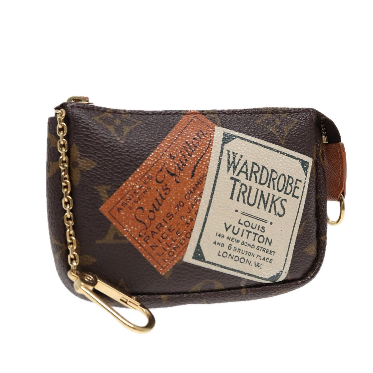 LOUIS VUITTON Monogram Trousse Cre Pouch LV Auth