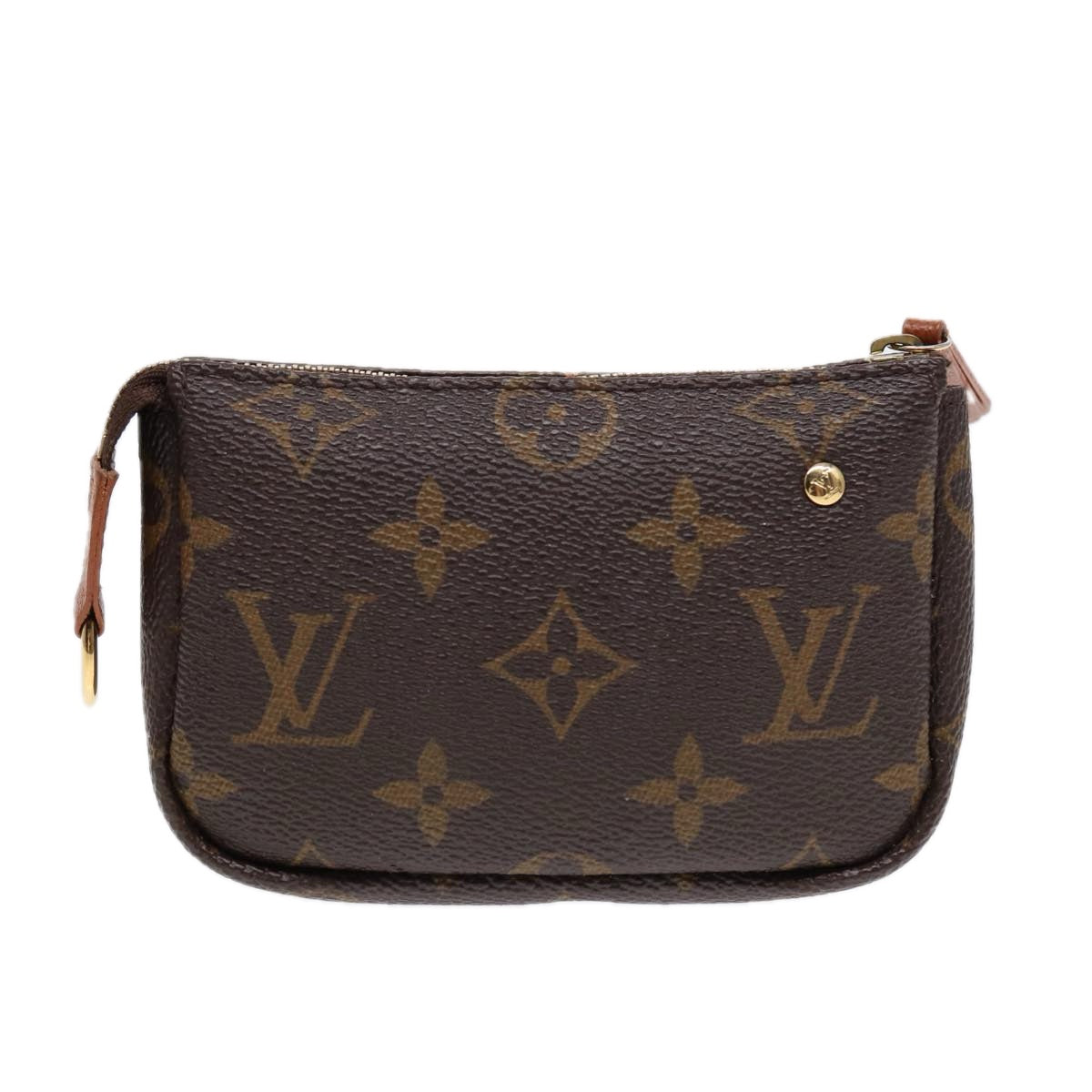 LOUIS VUITTON Monogram Trousse Cre Pouch LV Auth