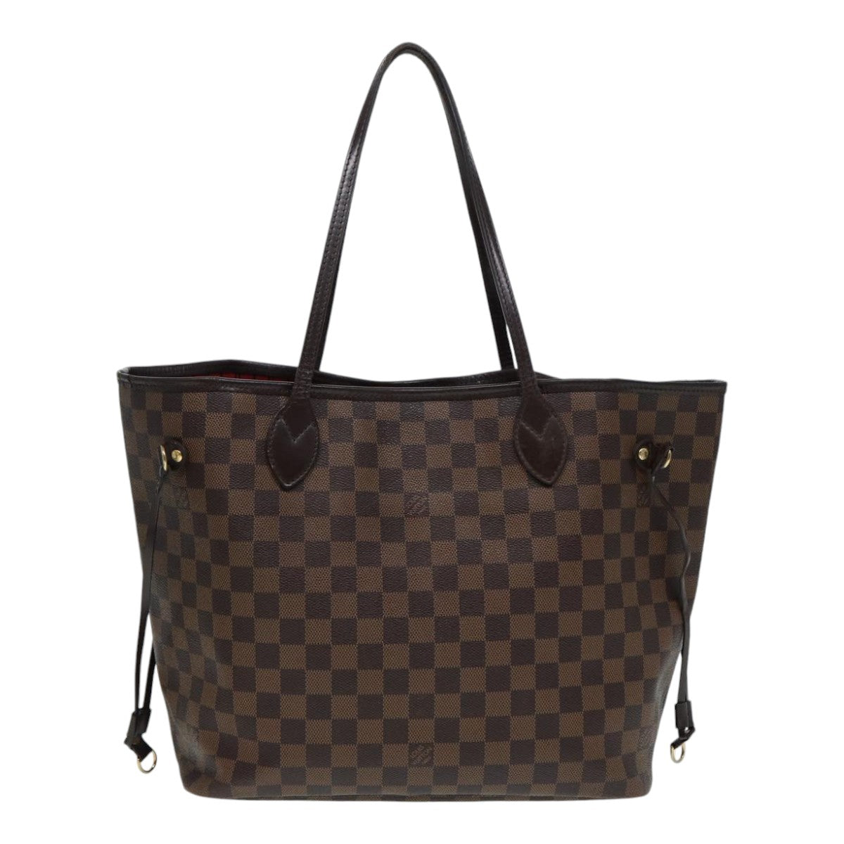 LOUIS VUITTON Damier Ebene Neverfull MM Tote Bag LV Auth