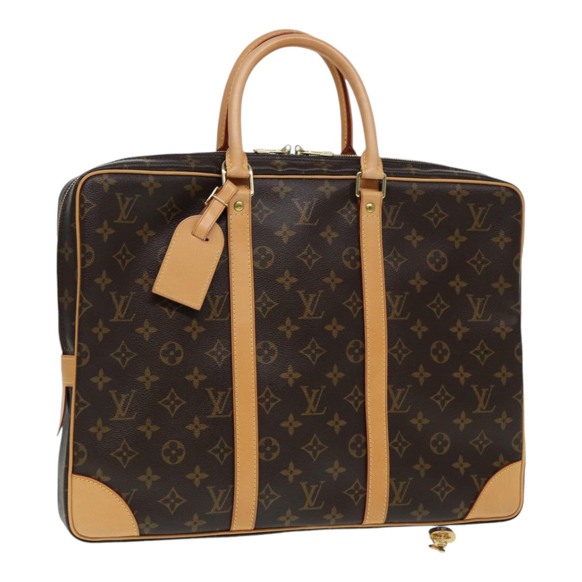 LOUIS VUITTON Monogram Porte Documents Voyage Business Bag LV Auth 87572A