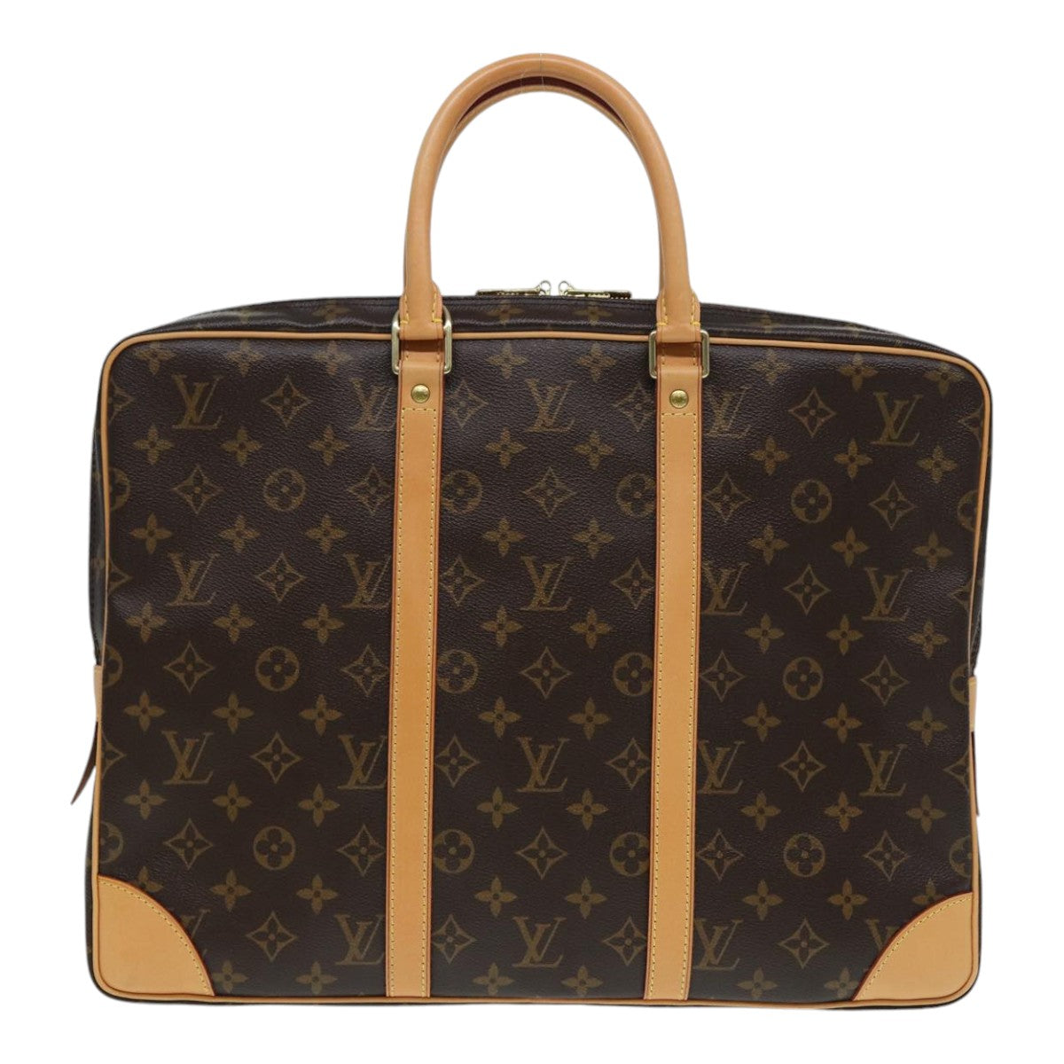 LOUIS VUITTON Monogram Porte Documents Voyage Business Bag LV Auth 87572A