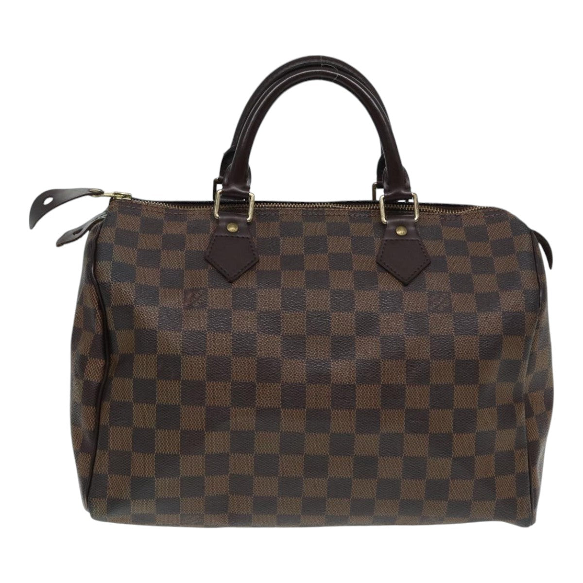 LOUIS VUITTON Damier Ebene Hand Bag LV Auth
