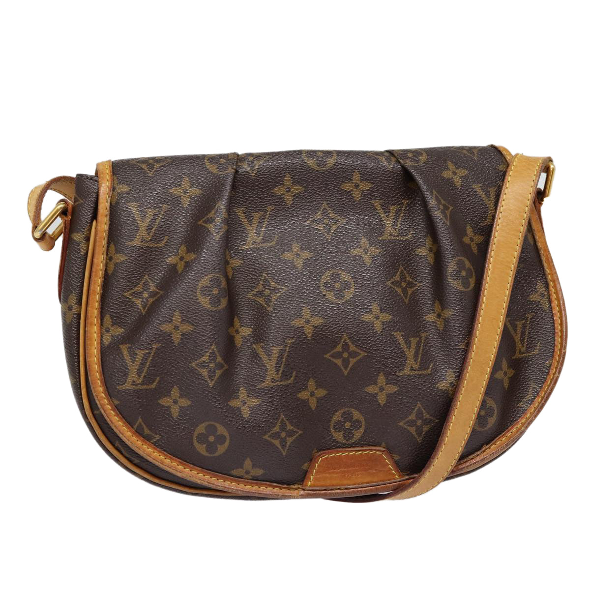 LOUIS VUITTON Monogram Menilmontant PM Shoulder Bag LV Auth