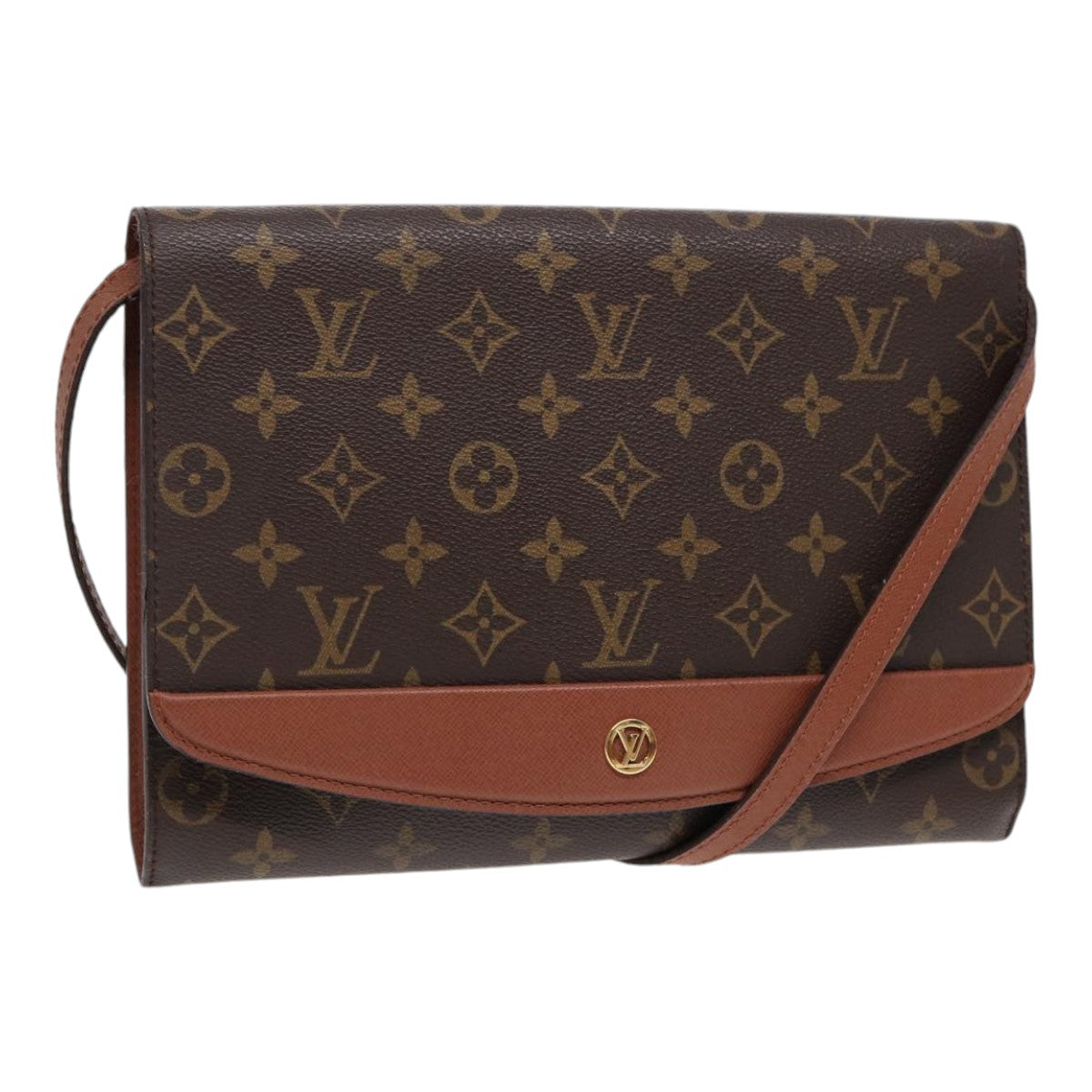 LOUIS VUITTON Monogram Bordeaux 24 Shoulder Bag LV Auth