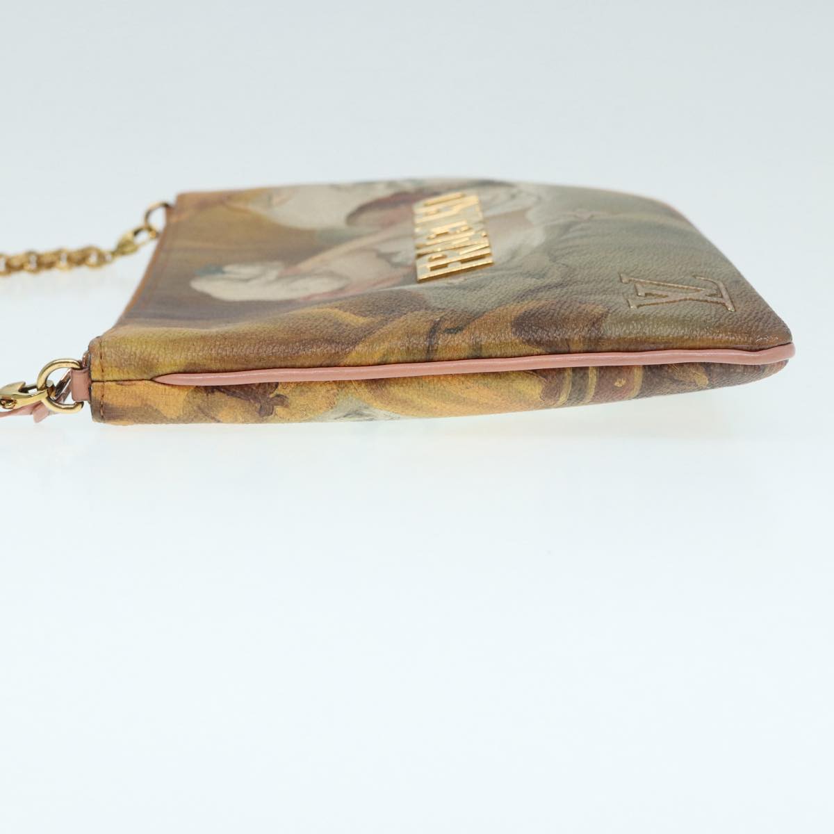 LOUIS VUITTON Masters Collection Pochette Plat Fragonard Bag Auth 87608A
