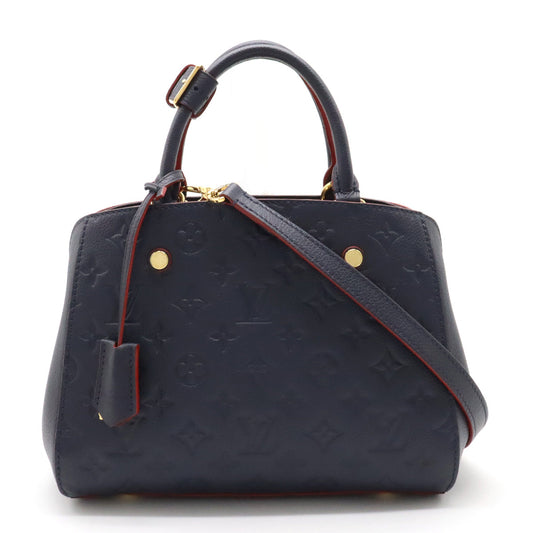 LOUIS VUITTON Montaigne BB in Marine Blue M42747