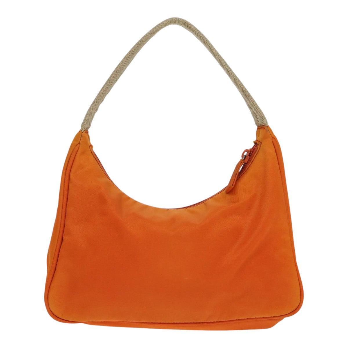 PRADA Hand Bag Nylon Orange Auth