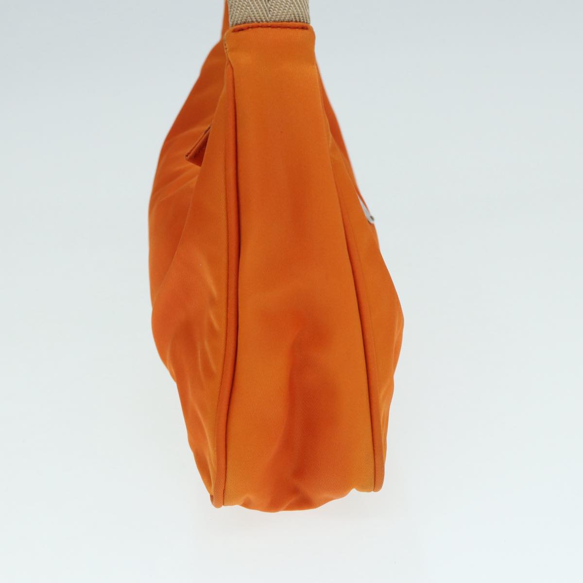 PRADA Hand Bag Nylon Orange Auth