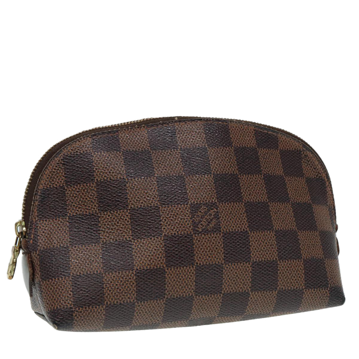 LOUIS VUITTON Damier Ebene Pochette Cosmetic PM Pouch LV Auth