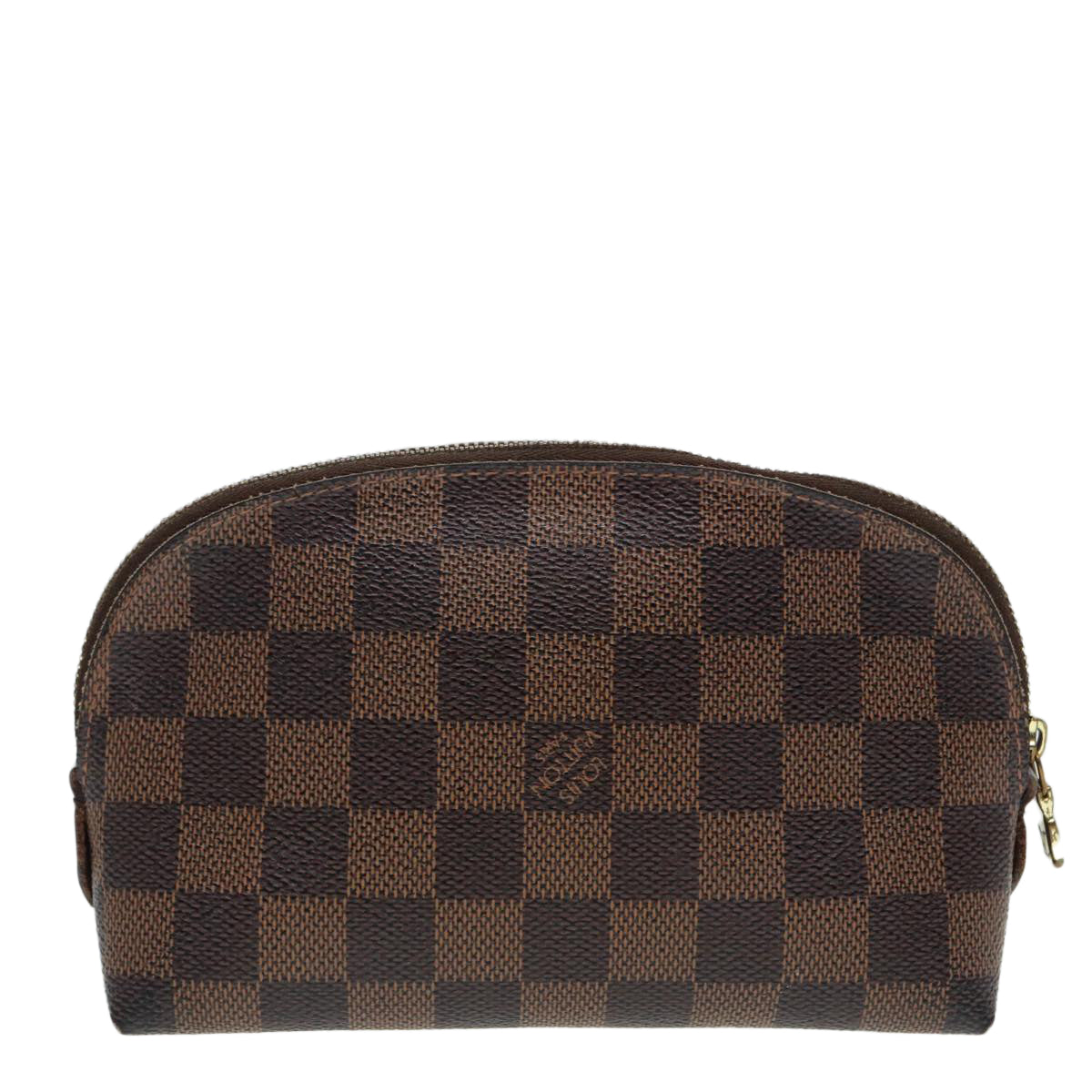 LOUIS VUITTON Damier Ebene Pochette Cosmetic PM Pouch LV Auth