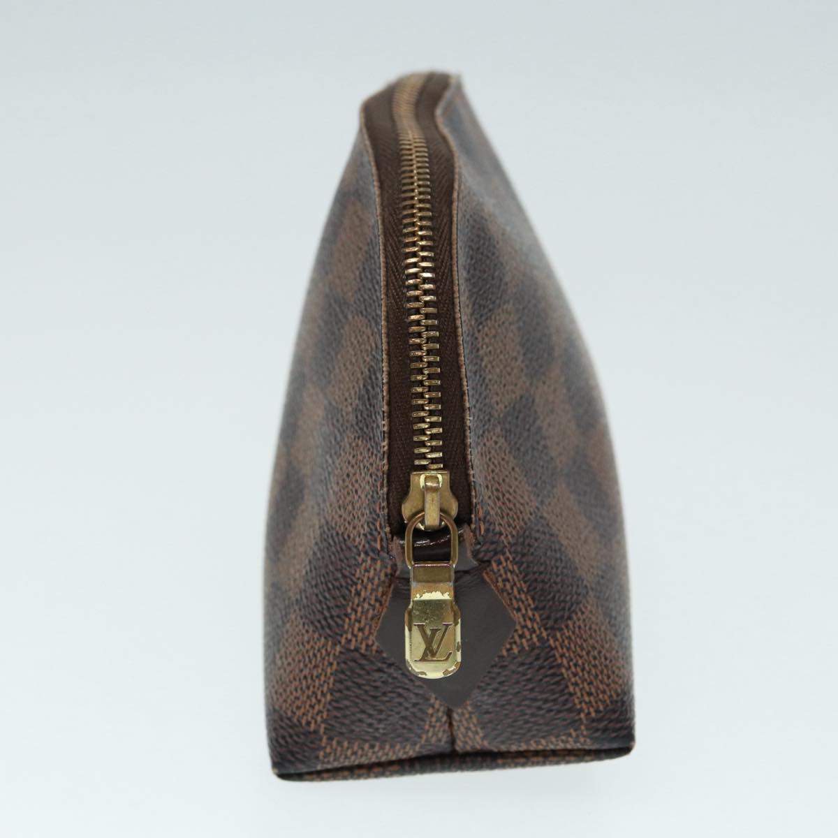 LOUIS VUITTON Damier Ebene Pochette Cosmetic PM Pouch LV Auth