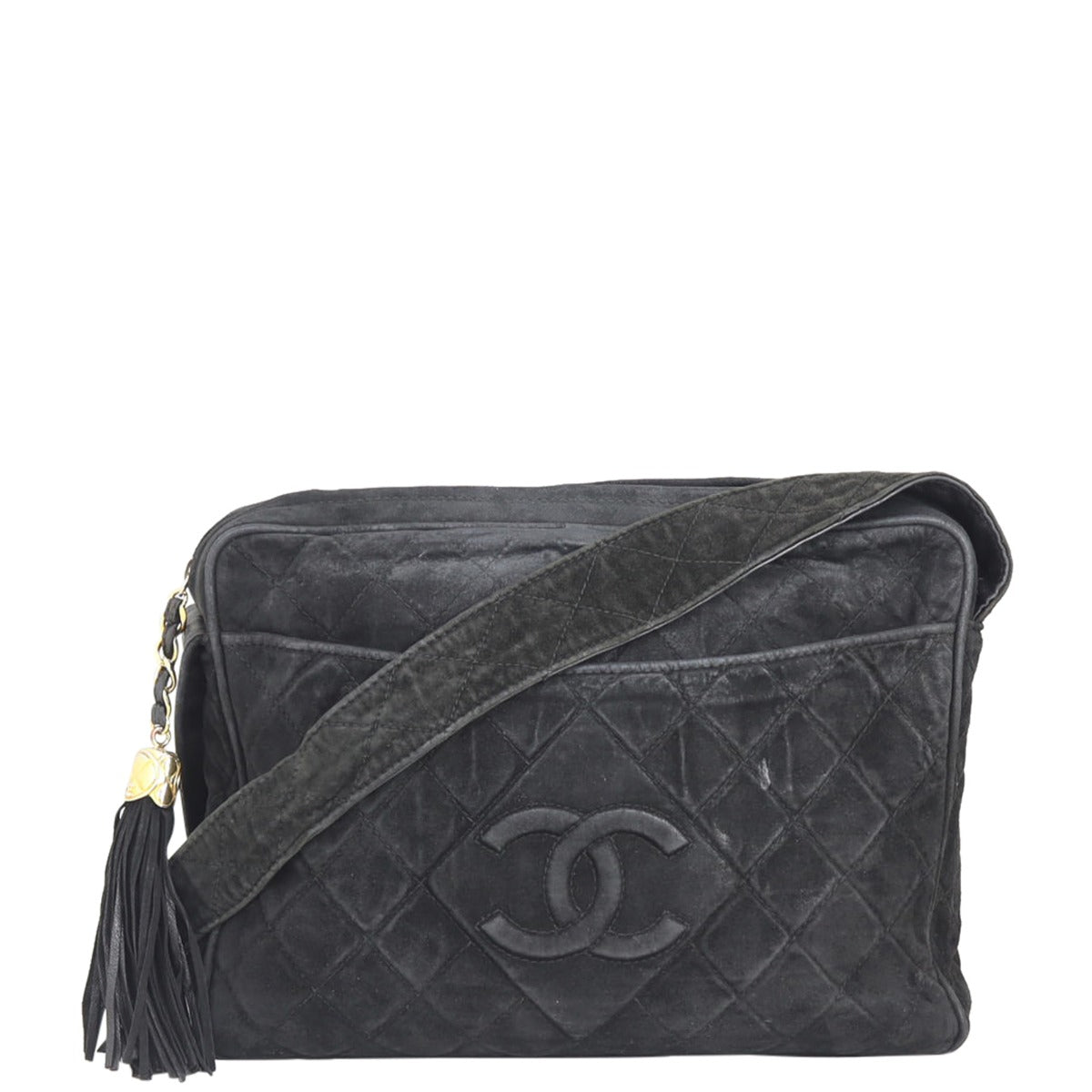 Chanel Suede CC Camera Bag