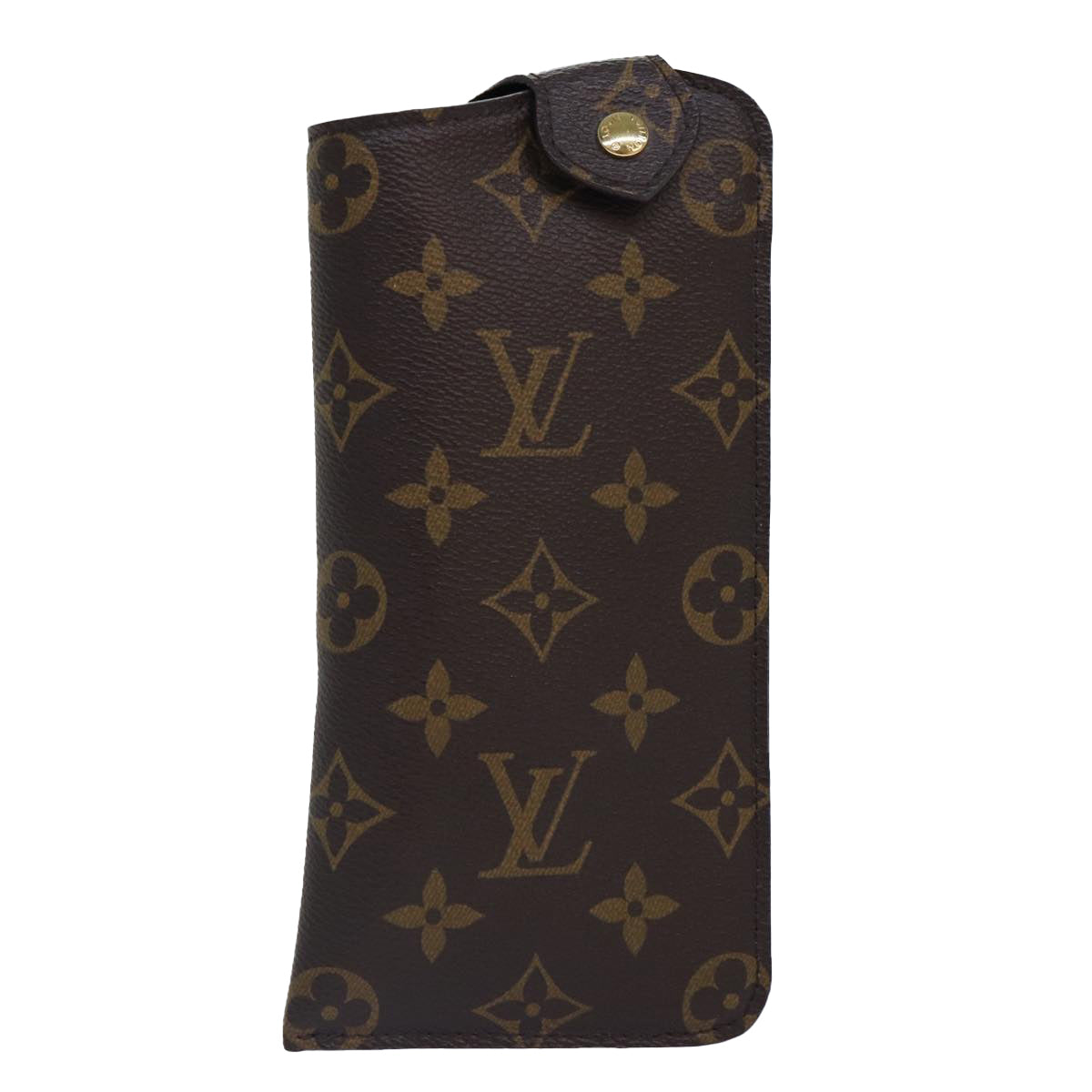 LOUIS VUITTON Monogram Etui Lunette MM Glasses Case LV Auth Handbag