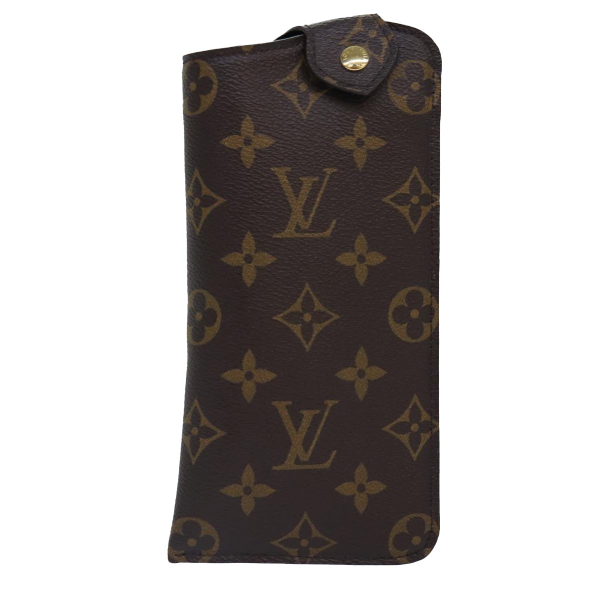 LOUIS VUITTON Monogram Etui Lunette MM Glasses Case LV Auth Handbag