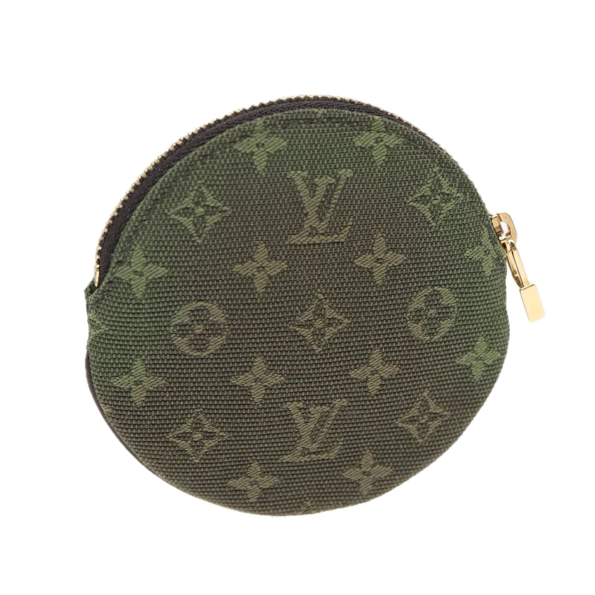 LOUIS VUITTON Monogram Mini Porte Monnaie Ron Purse TST Khaki Auth Handbag