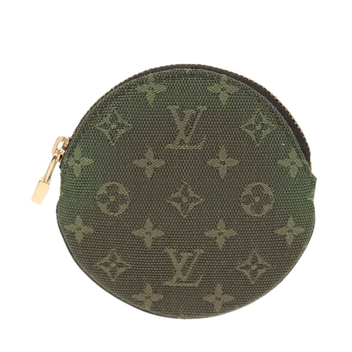 LOUIS VUITTON Monogram Mini Porte Monnaie Ron Purse TST Khaki Auth Handbag