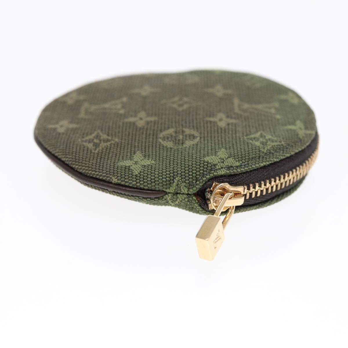 LOUIS VUITTON Monogram Mini Porte Monnaie Ron Purse TST Khaki Auth Handbag
