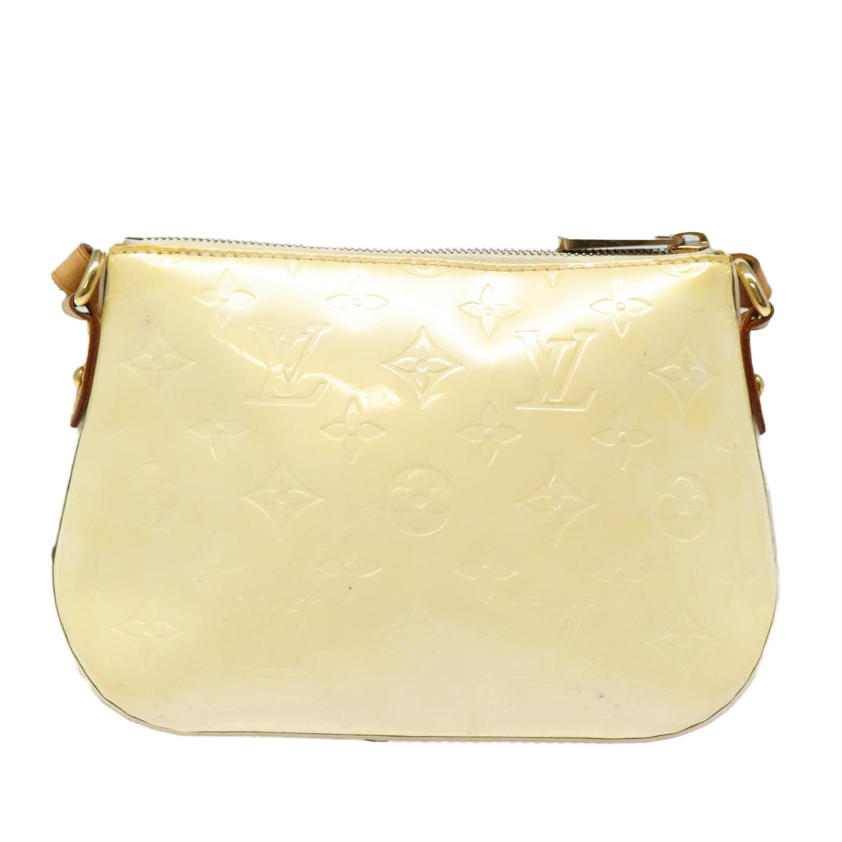 LOUIS VUITTON Monogram Vernis Minna Street Shoulder Bag Perle Auth