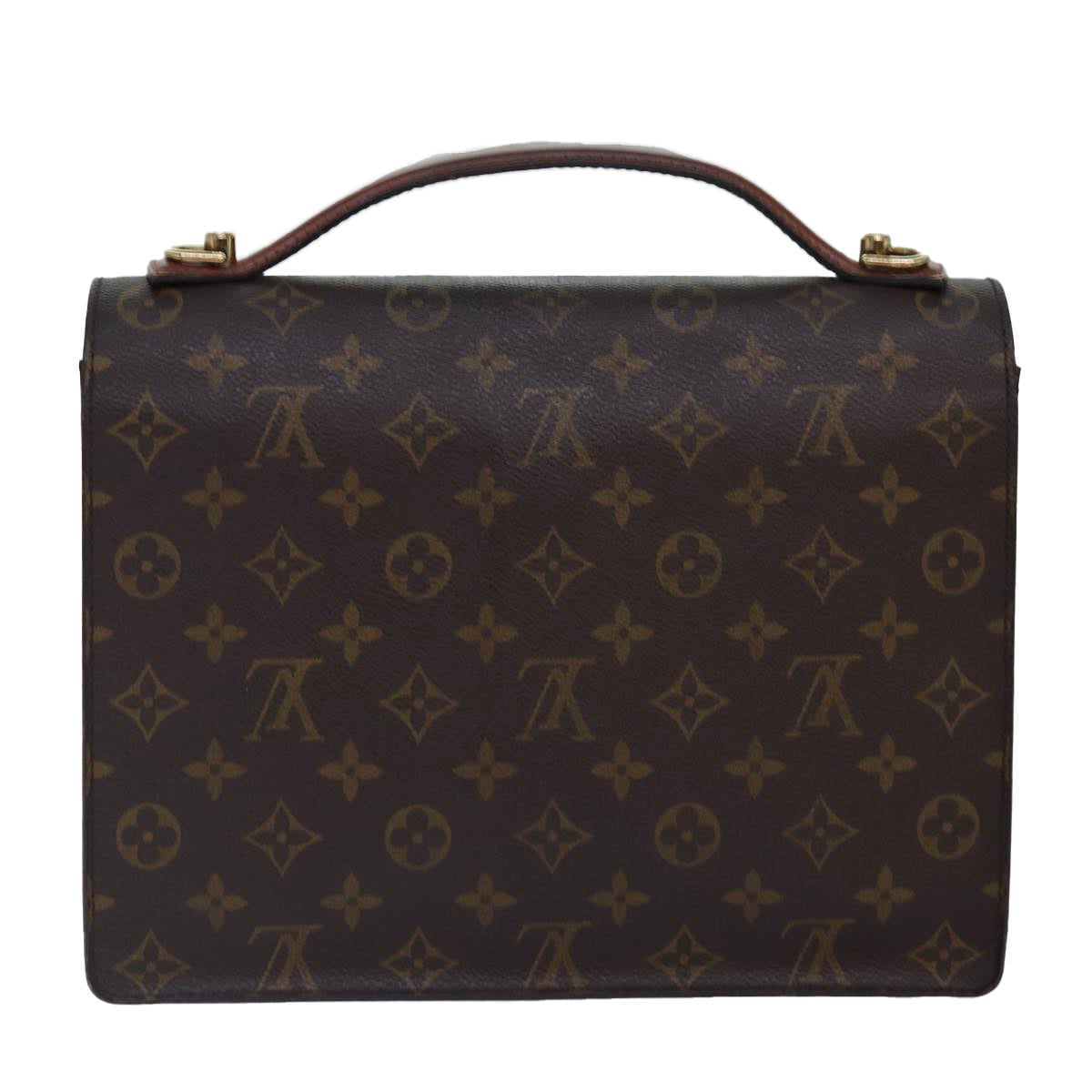 LOUIS VUITTON Monogram Monceau 28 Hand Bag 2way LV Auth
