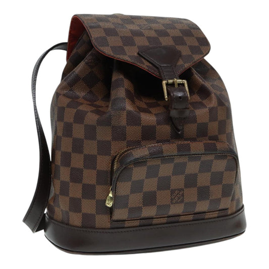 LOUIS VUITTON Damier Ebene Montsouris MM Backpack LV Auth