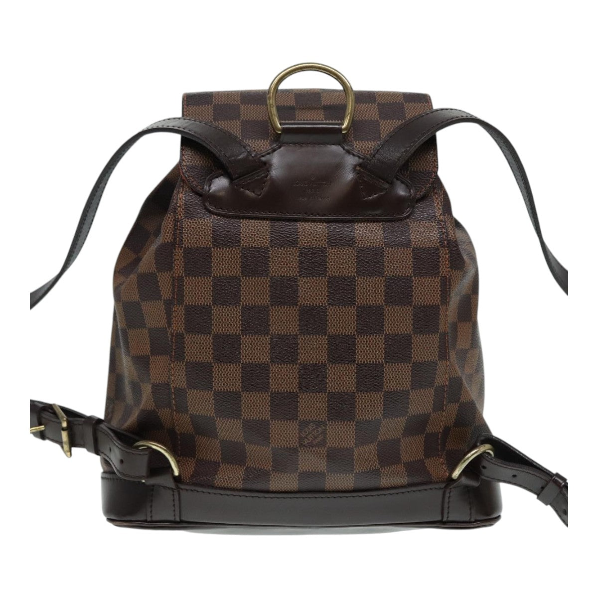 LOUIS VUITTON Damier Ebene Montsouris MM Backpack LV Auth