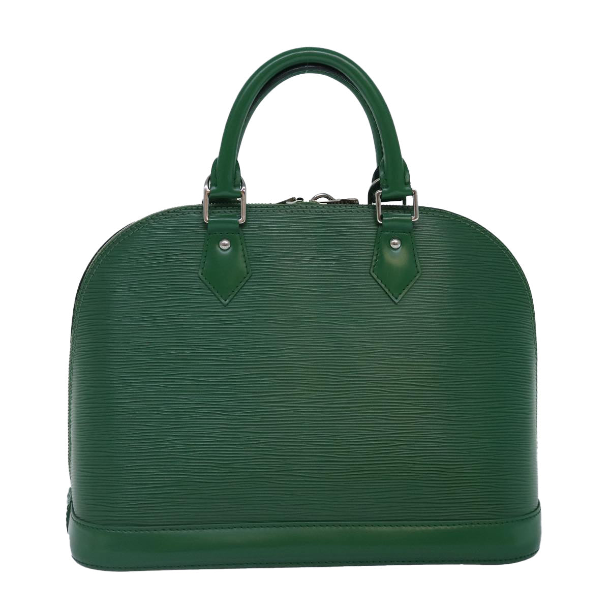 LOUIS VUITTON Epi Alma PM Hand Bag Green Cloak LV Auth