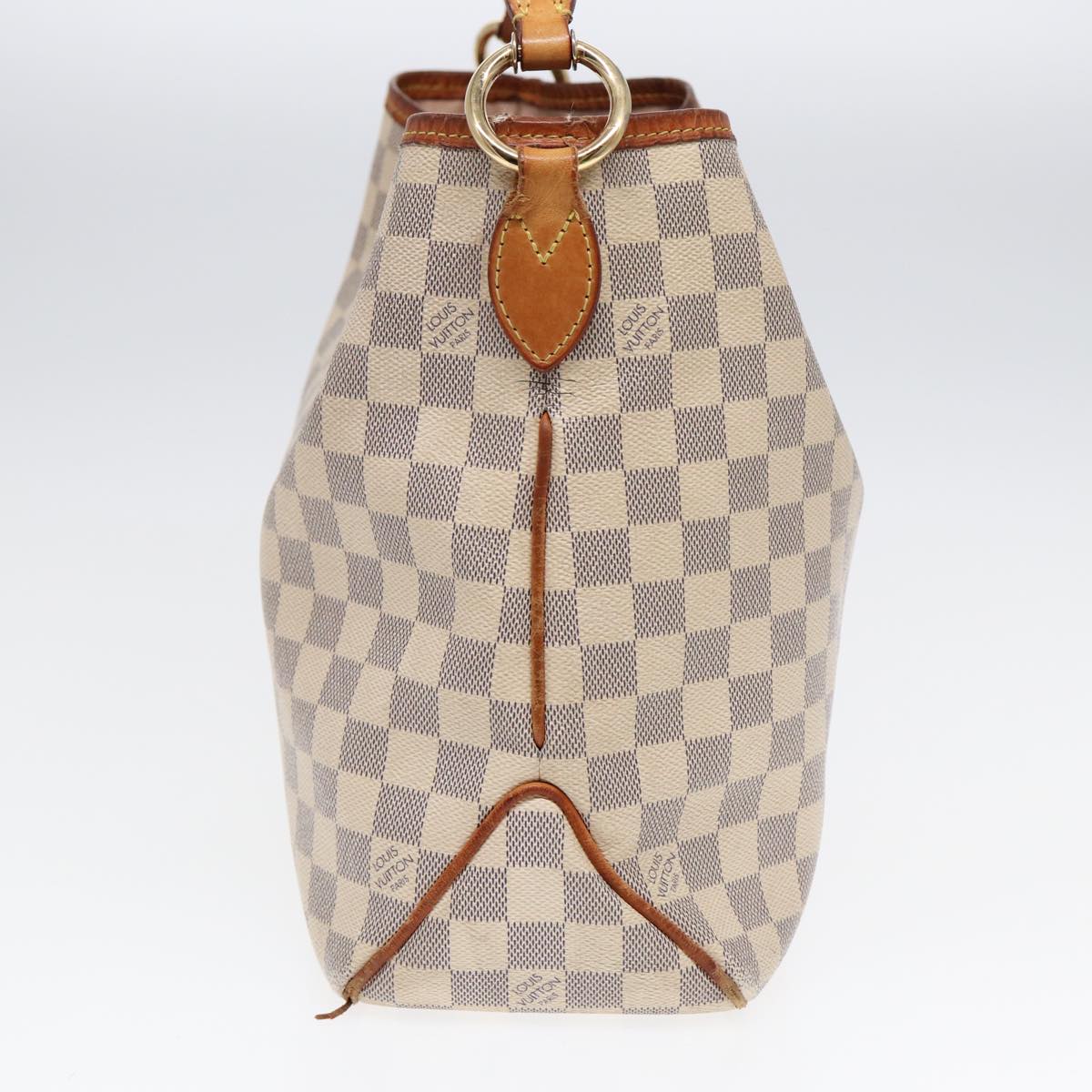 LOUIS VUITTON Damier Azur Delightful PM Shoulder Bag LV Auth