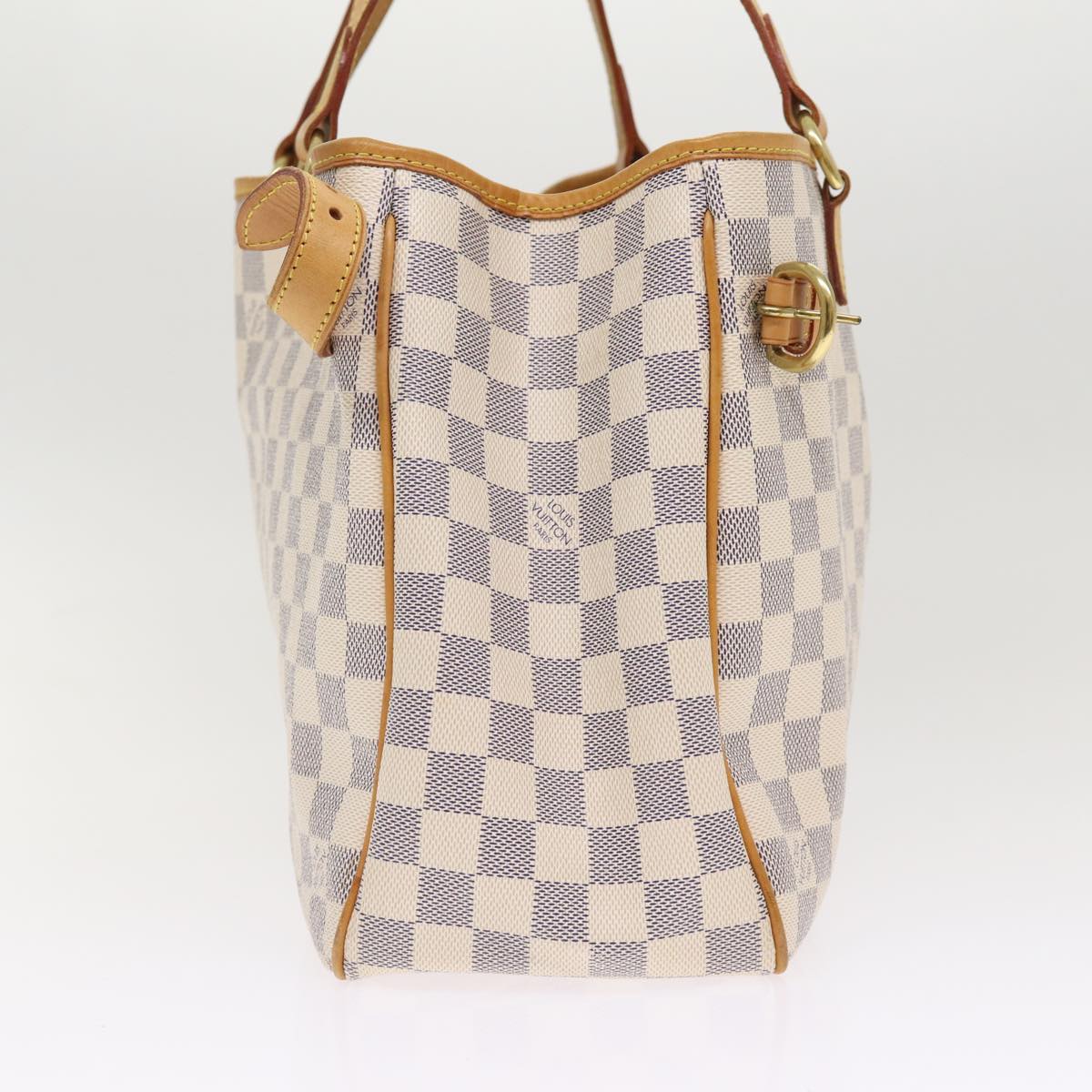 LOUIS VUITTON Damier Azur Batignolles Horizontal Tote Bag LV Auth