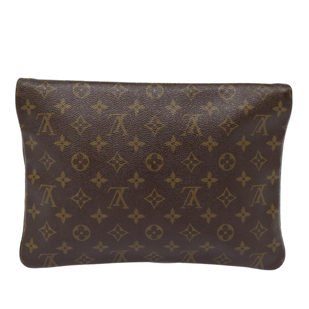 LOUIS VUITTON Monogram Pochette Priant Clutch Bag LV Auth