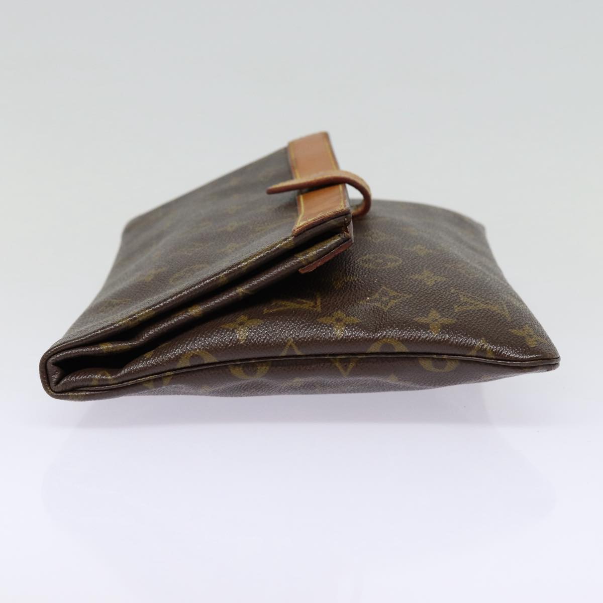 LOUIS VUITTON Monogram Pochette Priant Clutch Bag LV Auth