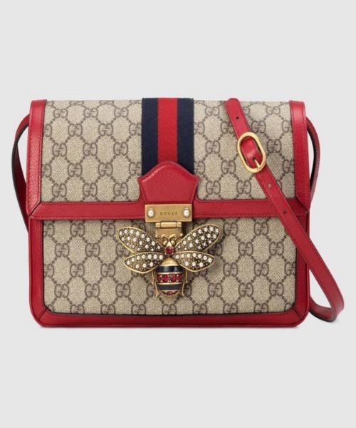 Gucci Monogram Leather Canvas Crossbody