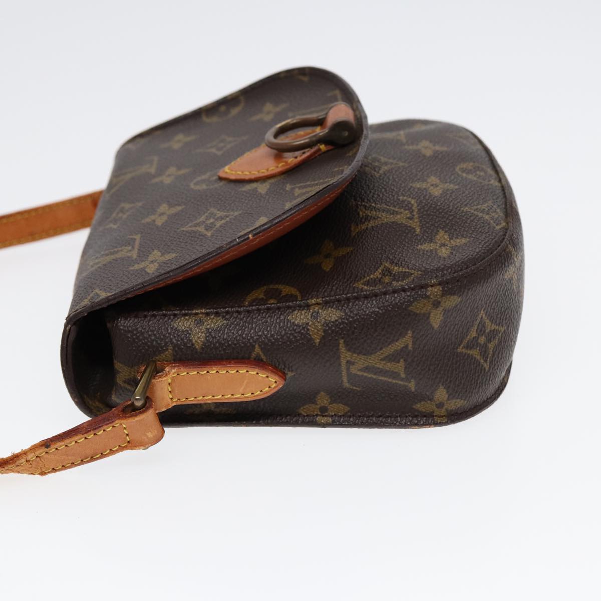 LOUIS VUITTON Monogram Saint Cloud PM Shoulder Bag M51244 LV Auth 88026
