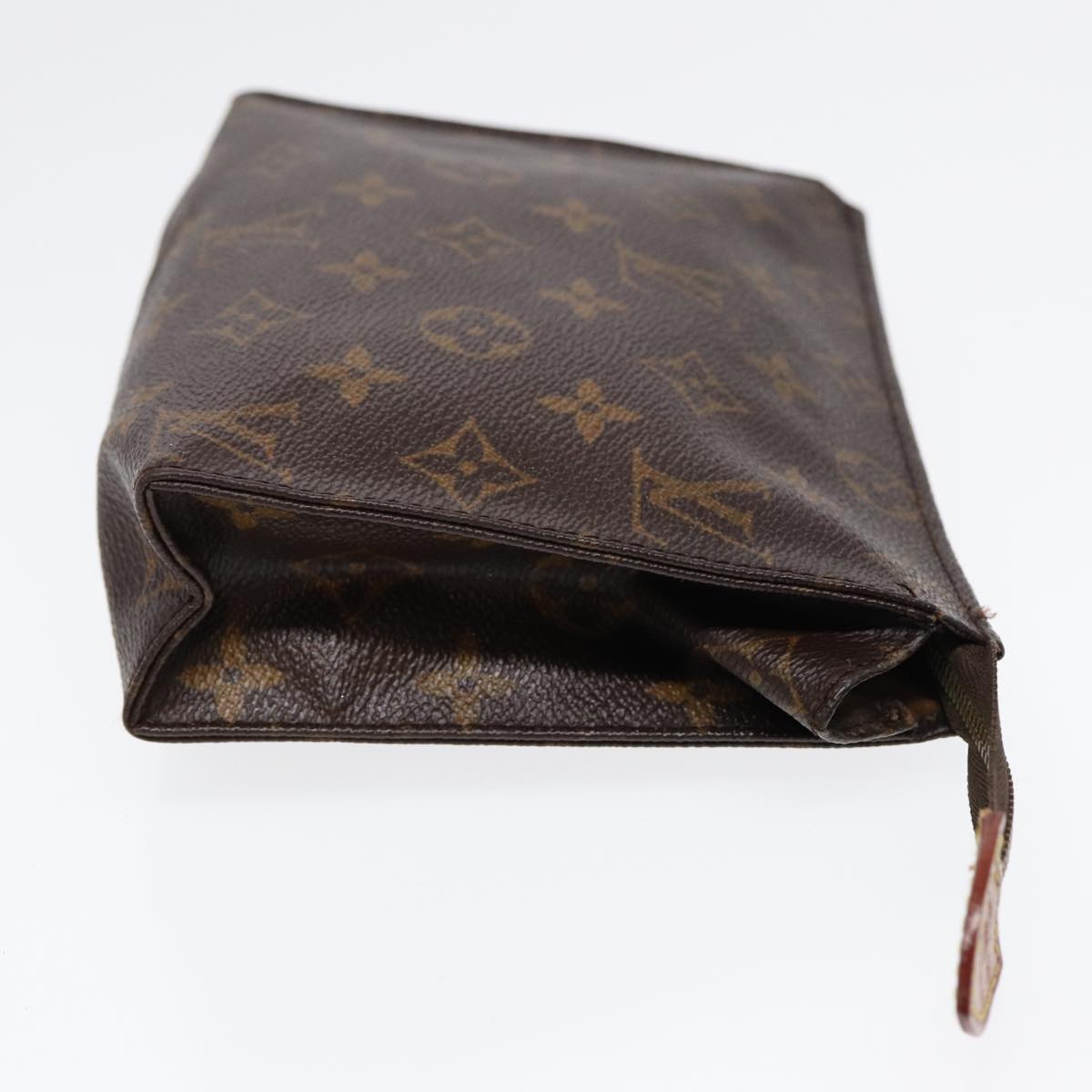 LOUIS VUITTON Monogram Poche Toilette 19 Pouch M47544 LV Auth 88328