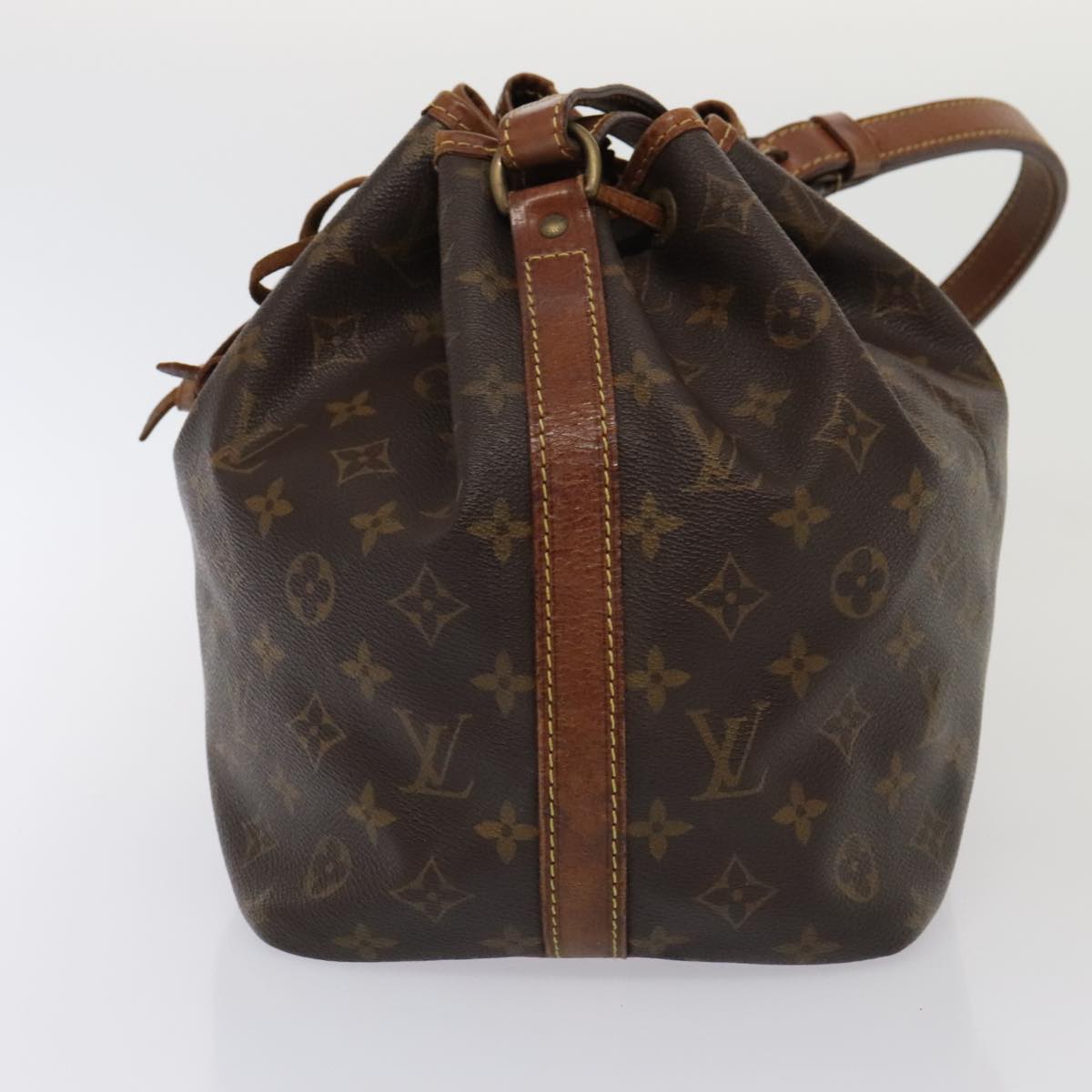 LOUIS VUITTON Monogram Petit Noe Shoulder Bag M42226 LV Auth 88351