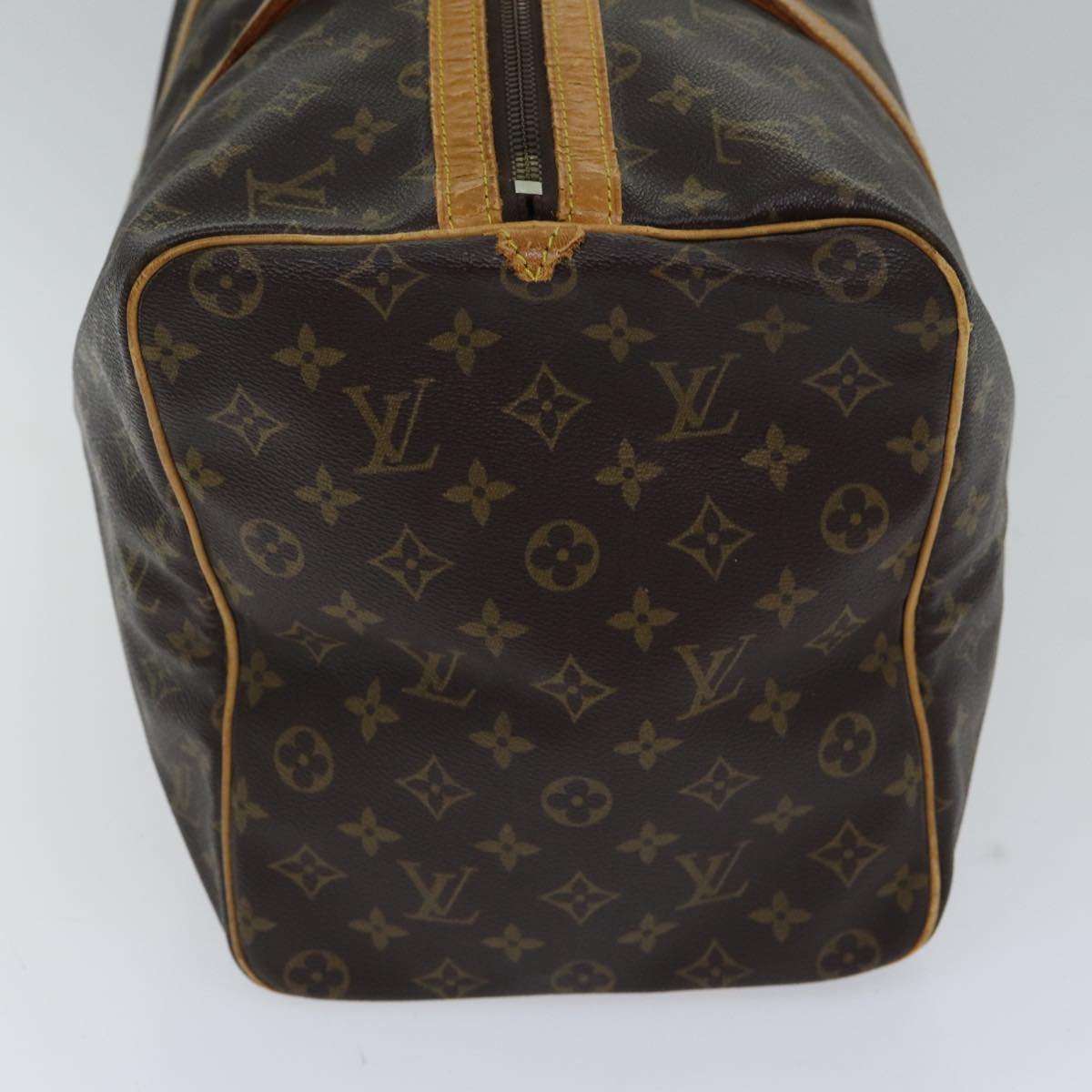 LOUIS VUITTON Monogram Sac Souple 45 Boston Bag M41624 LV Auth 88374