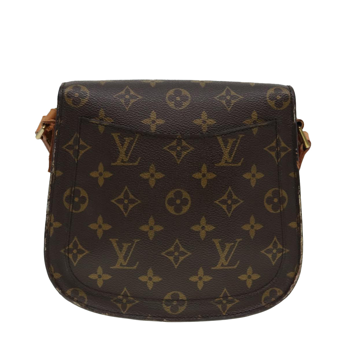 LOUIS VUITTON Monogram Saint Cloud MM Shoulder Bag M51243 LV Auth 88396