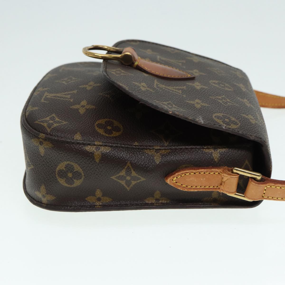 LOUIS VUITTON Monogram Saint Cloud MM Shoulder Bag M51243 LV Auth 88396