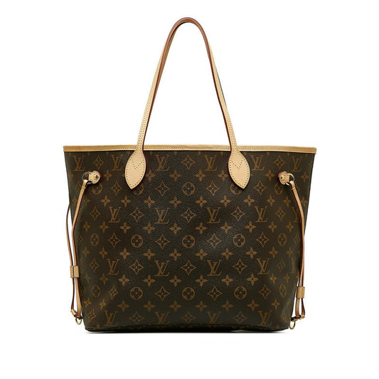 Louis Vuitton Monogram Newark MM Shoulder Bag M40156 Brown PVC Leather Louis Vuitton