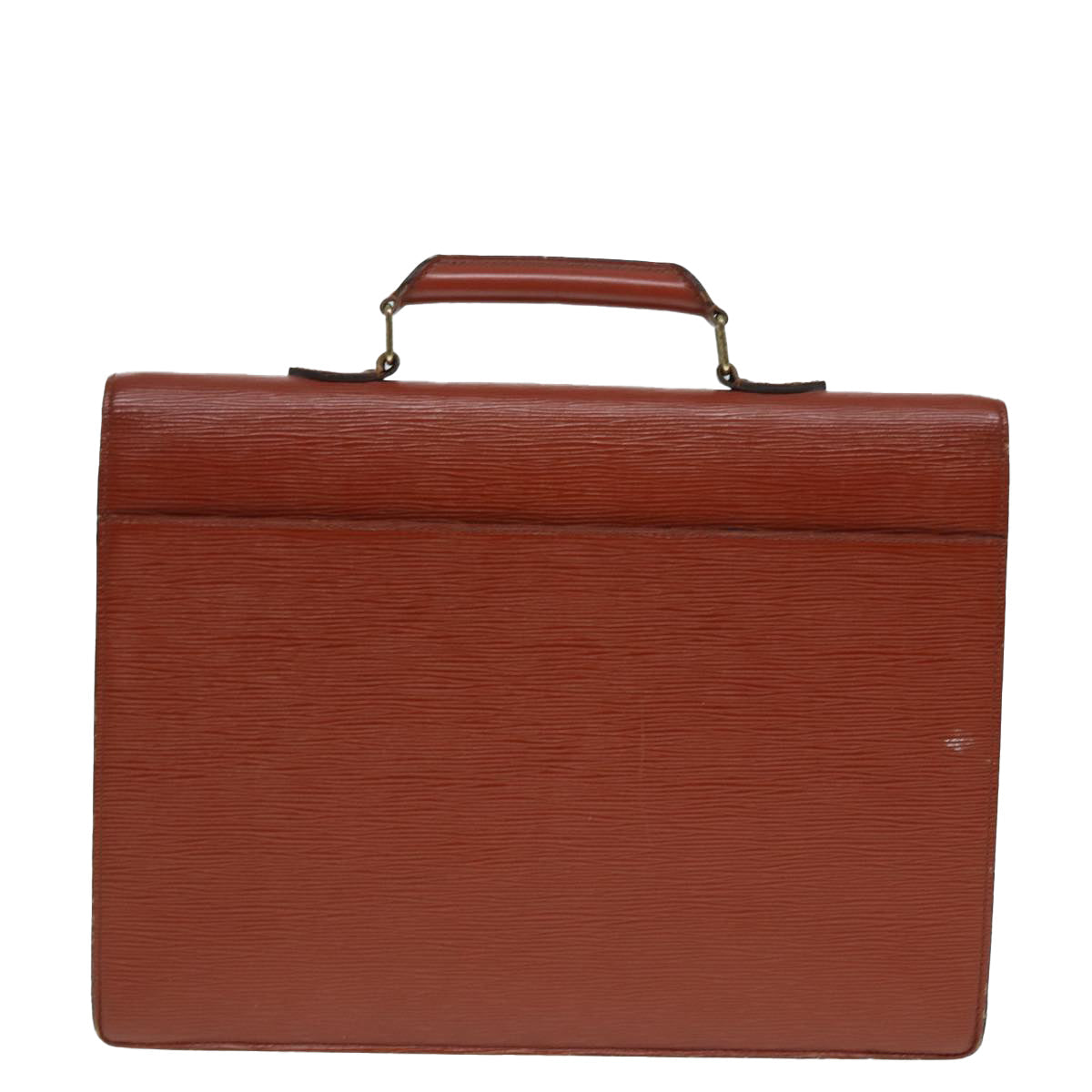 LOUIS VUITTON Epi Serviette Conseiller Briefcase Brown M54423 LV Auth 88729