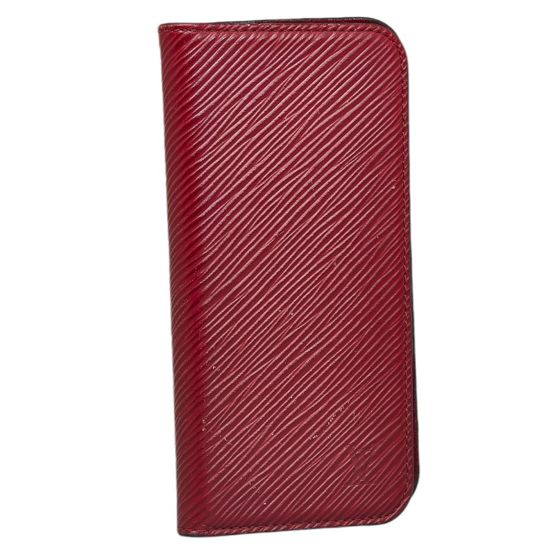 Louis Vuitton Epic Folio iPhone Case X & XS Handbook M64468 Fushai Red Leather Louis Vuitton