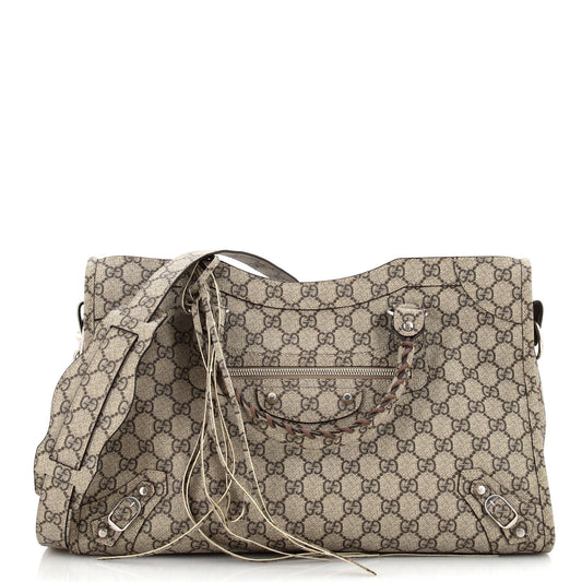 Gucci Luxury Balenciaga Trending 2025 The Hacker Project Neo Classic City Bag GG Coated Canvas Medium