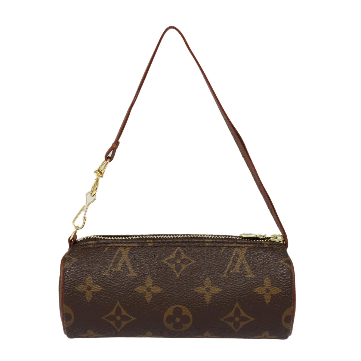LOUIS VUITTON Monogram Papillon Pouch LV Auth 88901