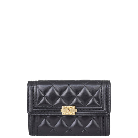 Chanel Boy Flap Wallet