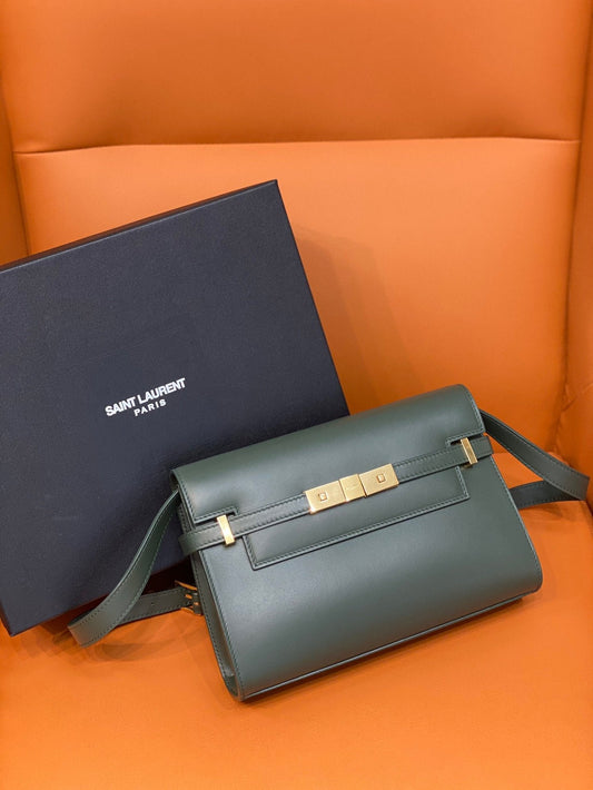 Yves Saint Laurent Manhattan Small Shoulder Bag Dark