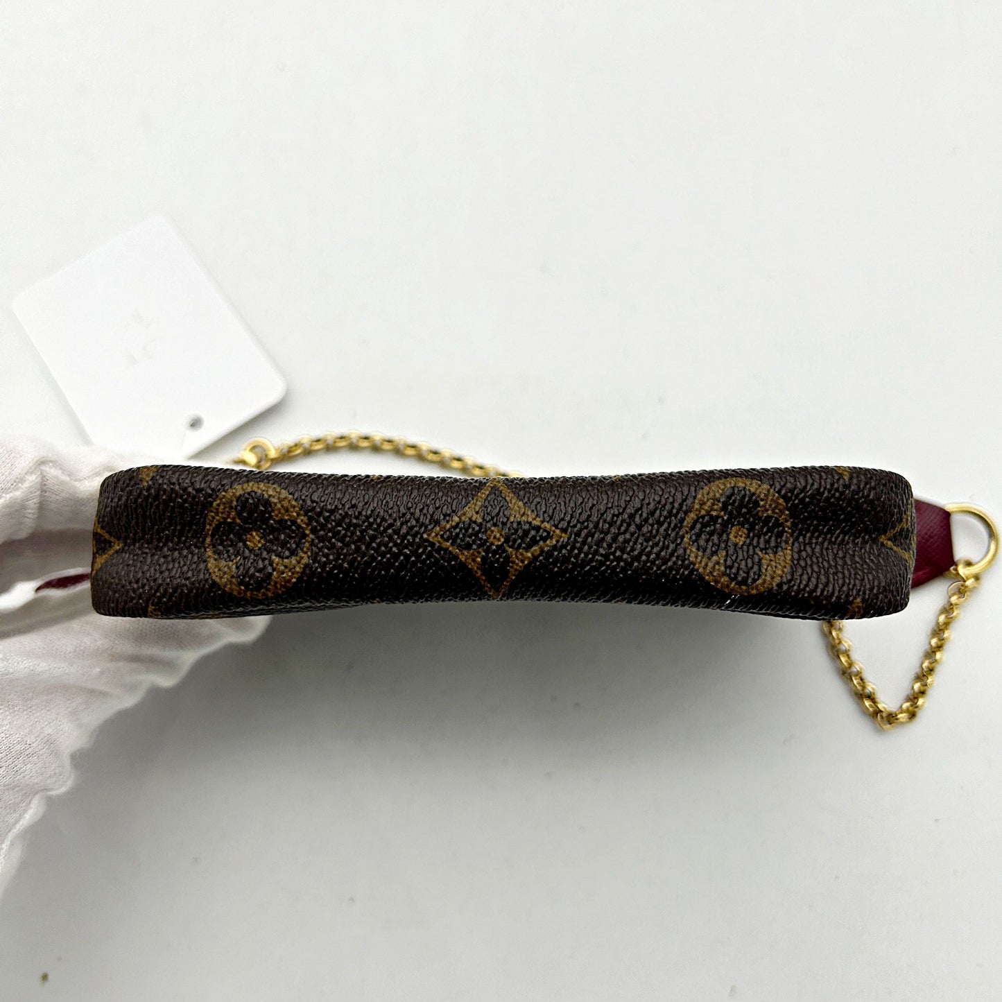 Louis Vuitton Limited Edition Monogram Patch Canvas Mini Accessories Pochette Bag lv9944ff